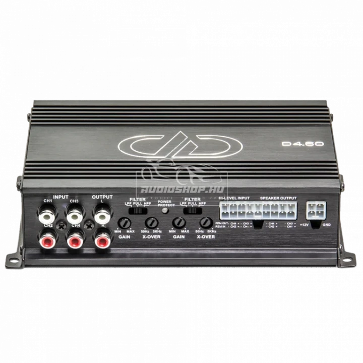 DD Audio D4.60 4 csatornás D class autós erősítő