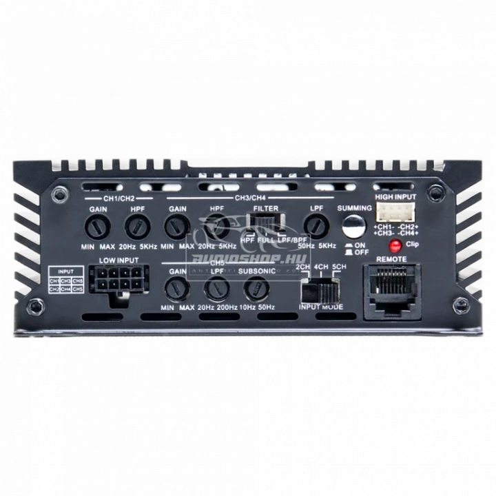 DD Audio D5.500, 5 csatornás erősítő