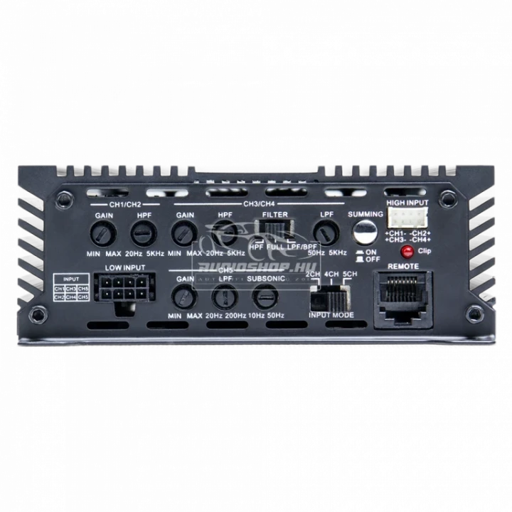DD Audio D5.1000, 5 csatornás nagy teljesítményű erősítő