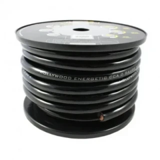 Hollywood Energetic CCA PCB 0 -  53.0mm2 Tápkábel, Fekete színű 