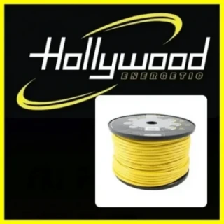Hollywood Energetic PCY 8 -  9.6mm2 Tápkábel Sárga színű