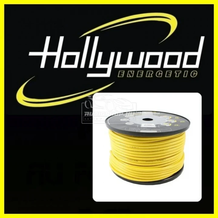 Hollywood Energetic PCY 8 -  9.6mm2 Tápkábel Sárga színű