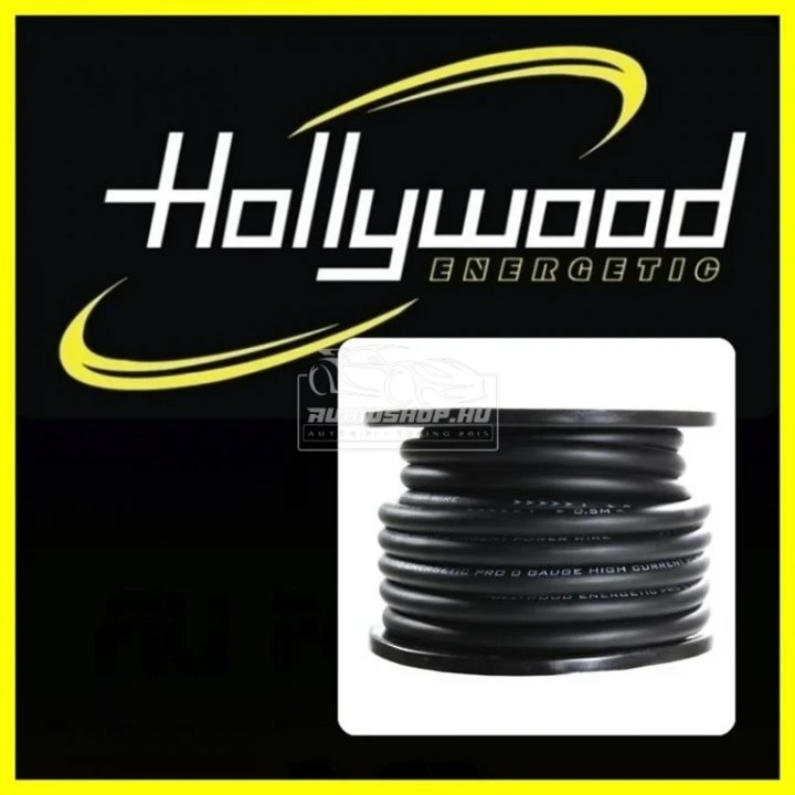 Hollywood Energetic PRO 53mm2 Tápkábel / Fekete
