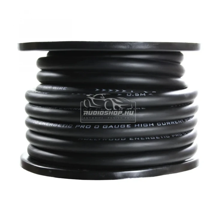 Hollywood Energetic PRO 53mm2 tápkábel, fekete