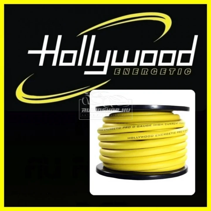 Hollywood Energetic PRO 53mm2 Tápkábel / Sárga
