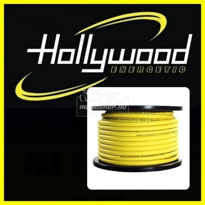 Hollywood Energetic PRO 21.4mm2 Tápkábel / Sárga
