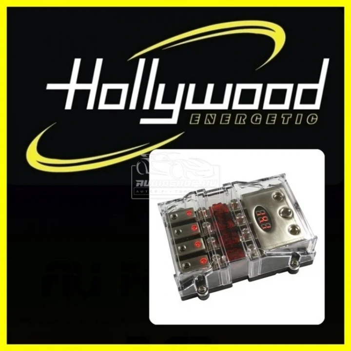 Hollywood MAHX 4R Mini ANL tápelosztó piros kijelzővel