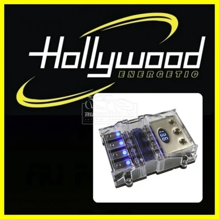Hollywood MAHX 4B Mini ANL tápelosztó kék kijelzővel