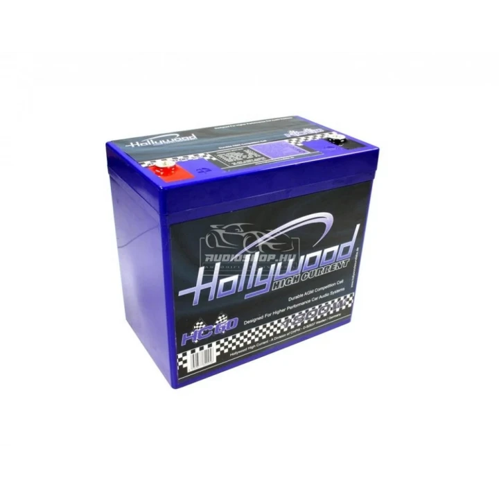 Hollywood HC60 AGM akkumulátor 60Ah