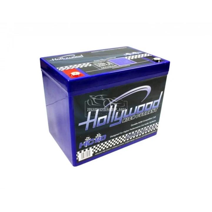 Hollywood HC80 AGM akkumulátor 80Ah