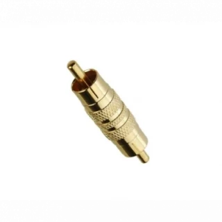 Kácsa AA-654G RCA-RCA toldó adapter, kétoldali dugó