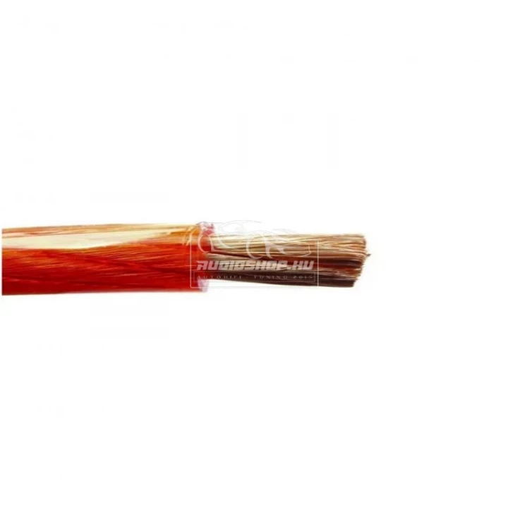Gladen 10mm2 OFC réz flexibilis tápkábel, piros