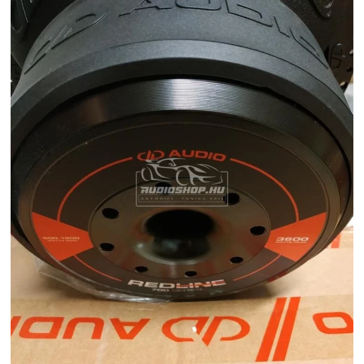 DD Audio 30cm autós mélysugárzó - RedLine 712, öntvénykosár, 4pille, 3600W MAX terhelhetóség