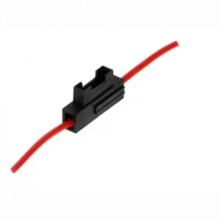 Késes biztosíték tartó aljzat, 2.5mm2 vezetékkel