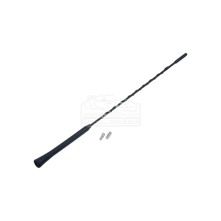 Univerzális 41cm-es antenna M5-M6 végekkel, Ford, Fiat, Skoda, VW és további márkák egyaránt