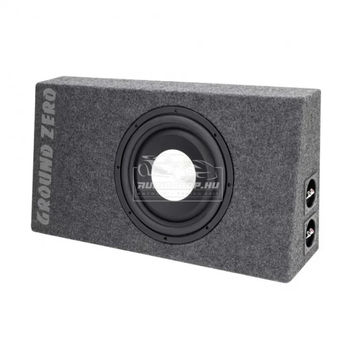 Ground Zero GZTB 120F Flat Lapos zárt mélyláda 30cm-es mélynyomóval
