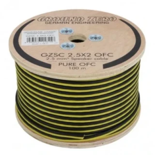 Ground Zero 2.5mm2 GZSC 2.5X2 OFC réz hangszóró kábel