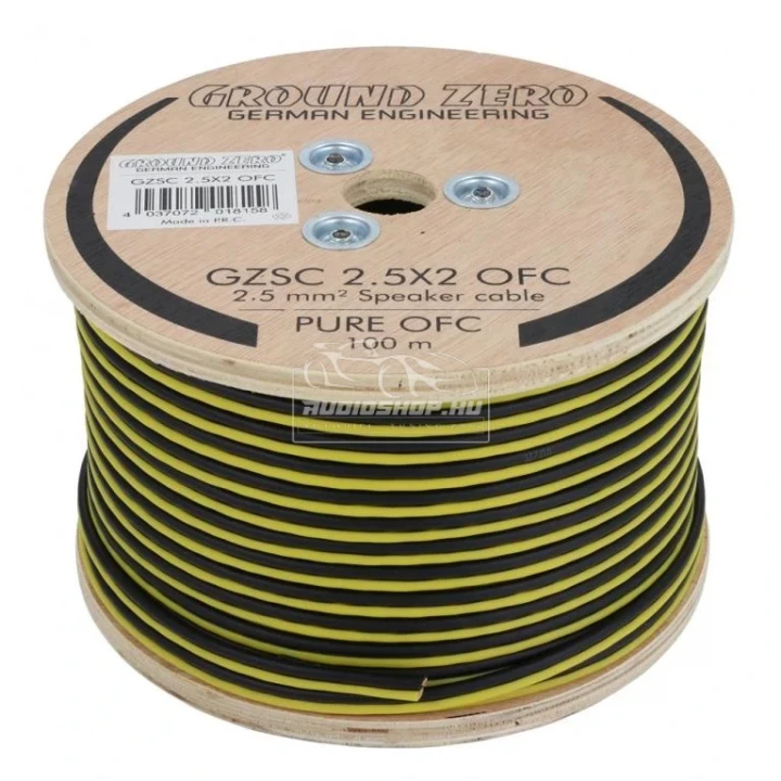 Ground Zero 2.5mm2 GZSC 2.5X2 OFC réz hangszóró kábel