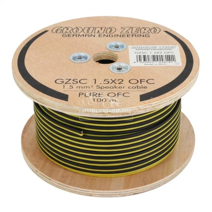 Ground Zero 1.5mm2 GZSC 1.5X2 OFC réz hangszóró kábel