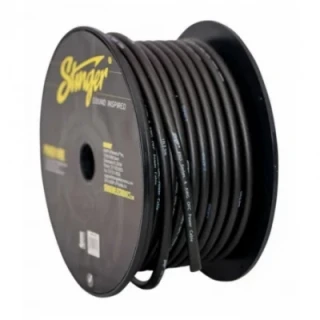 STINGER SPW14TB Fekete OFC réz tápkábel 21,2mm²