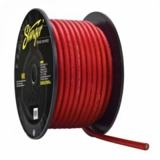 Stinger SPW14TR250 Piros OFC réz tápkábel 21,2mm2