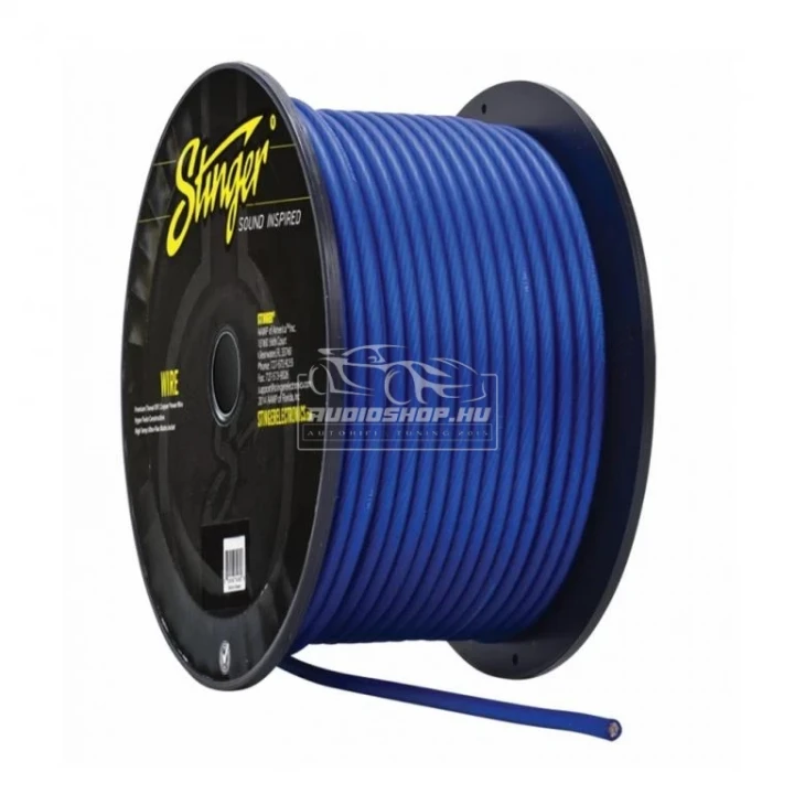 Stinger SHW18B Kék OFC réz tápkábel 8,36mm2