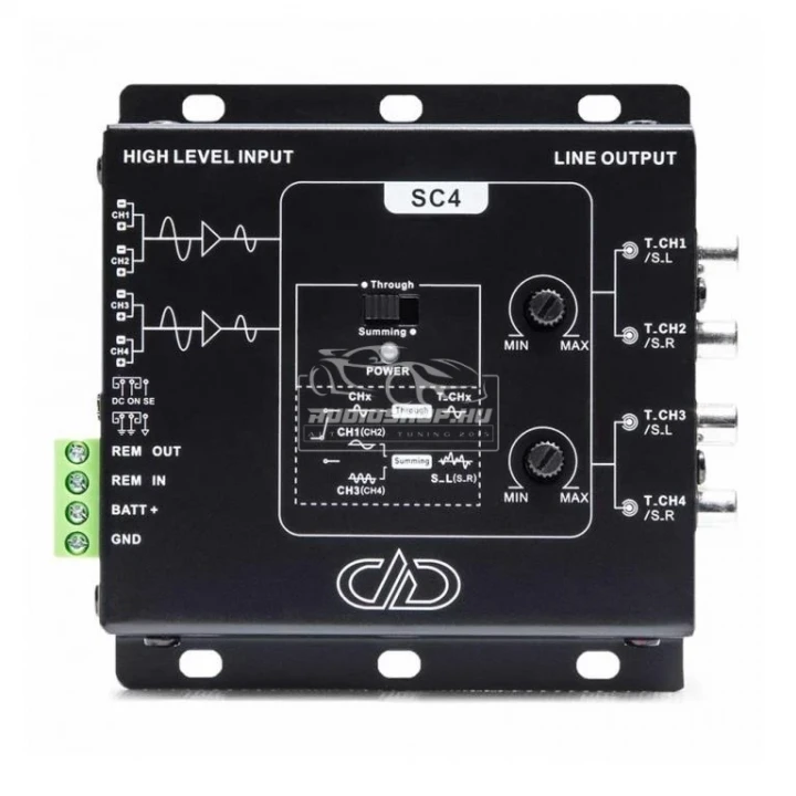 DD Audio SC4 4 csatornás jelszint átalakító