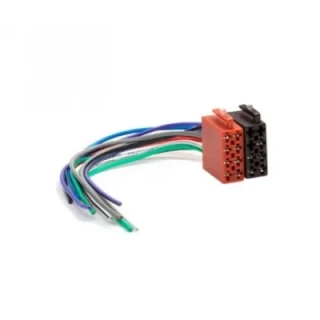 ISO Autórádió csatlakozó, sima vezeték véggel. PIN:13 (5+8). ZRS-ISO-1A