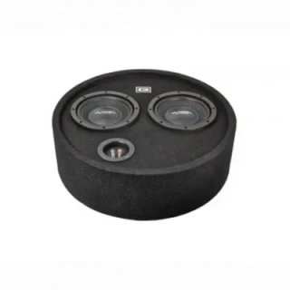 Gladen Audio RS 08 RB DUAL, kör alakú mélyláda 2 db mélysugárzóval