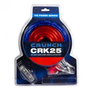 Crunch CRK25 Tápkábel szett 25mm² 5 méteres készlet 0,8m testkábellel