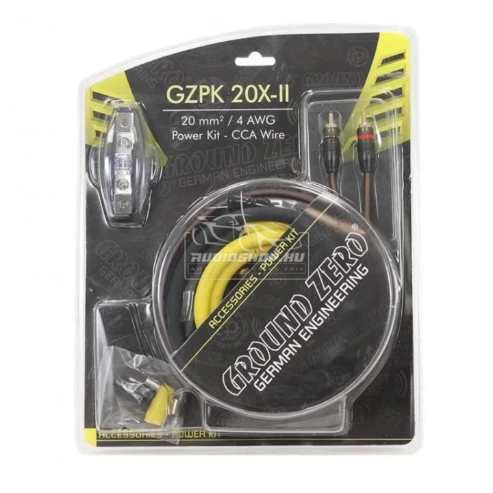 Ground Zero GZPK 20X Tápkábel szett 20mm² 5méter