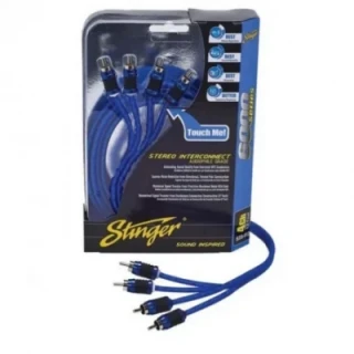 Stinger 6000 SI6417 5,2m Audiofil 4 csatornás RCA kábel