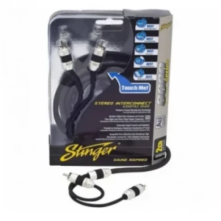 Stinger 8000 SI8217 5,2m Audiofil RCA kábel, Ezüst bevonat