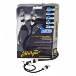 Stinger 8000 SI8212 3,7m Audiofil RCA kábel, Ezüst bevonat