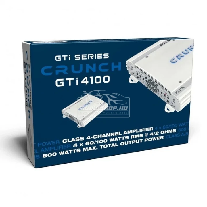 Crunch GTi4100 4 csatornás erősítő, 4X60W