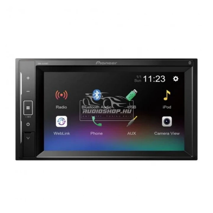 Bluetooth autórádió DMH-A240BT 2DIN, WebLink, Waze, Flac, MP3, USB, Spotify