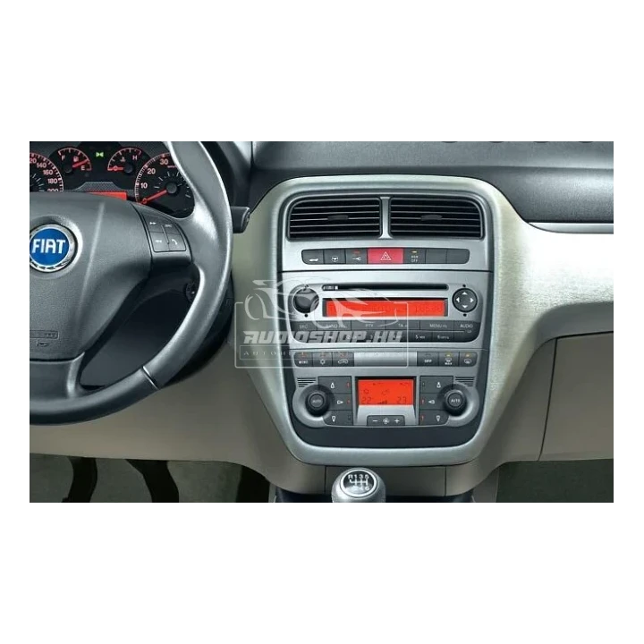 Fiat Grande Punto rádió beépítőkeret 2005 - 2010 / Ezüst
