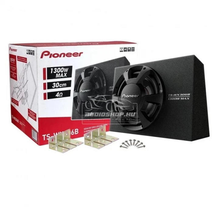 Pioneer TS-WX306B 1300W/350W zárt mélyláda