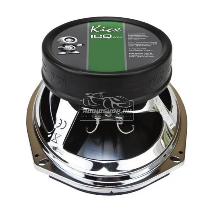 KICX ICQ-6x9 4-utas nagyovál koaxiális hangszóró, 160W RMS