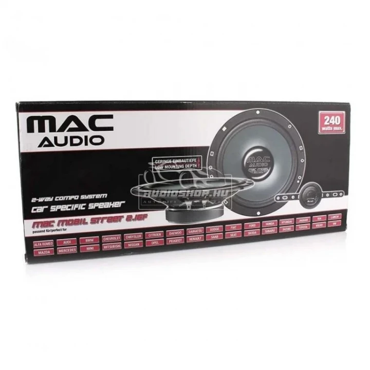 Mac Audio Mac Mobil Street 2.16F flat 16,5cm-es komponens hangszóró szett