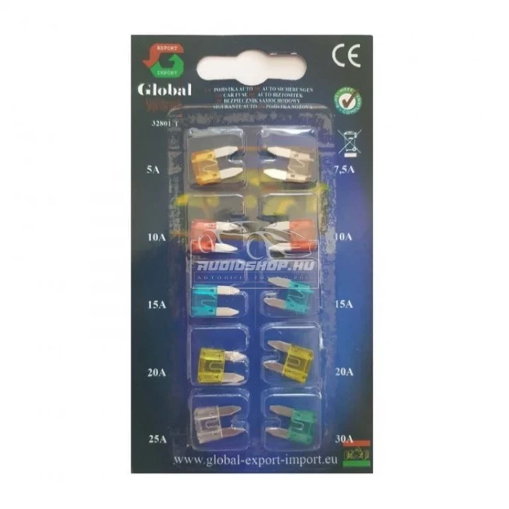 Késes Mini biztosíték csomag 10db