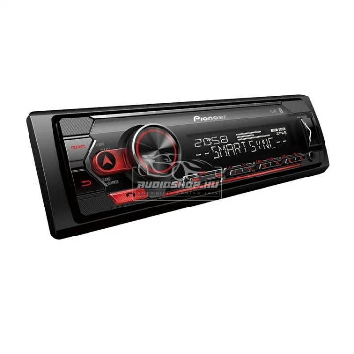 Pioneer MVH-S420BT Bluetooth Autórádió USB, iPod, 4x50W, piros megvilágítás