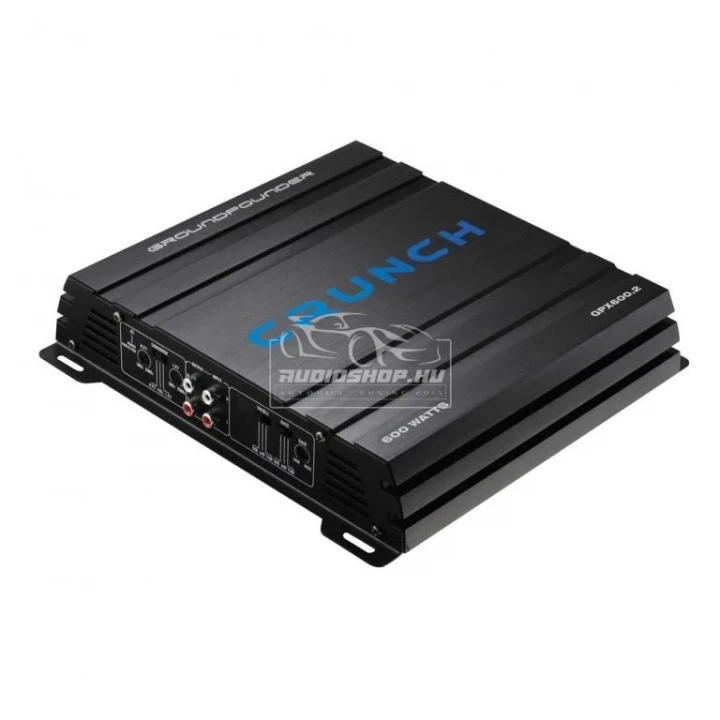 Crunch GPX600.2 2 csatornás autós erősítő, 2X80W / 1X300W 4ohm