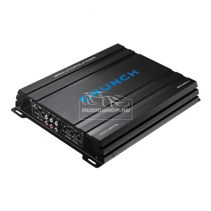 Crunch GPX1200.4 4 csatornás autós erősítő, 4X80W vagy 2 X300W RMS 