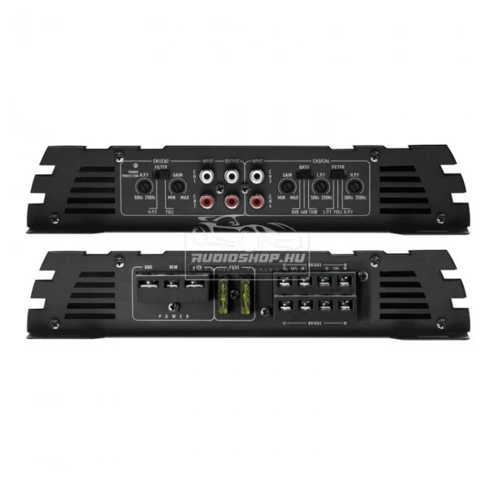 Crunch GPX1200.4 4 csatornás autós erősítő, 2X80W vagy 1 X300W RMS 