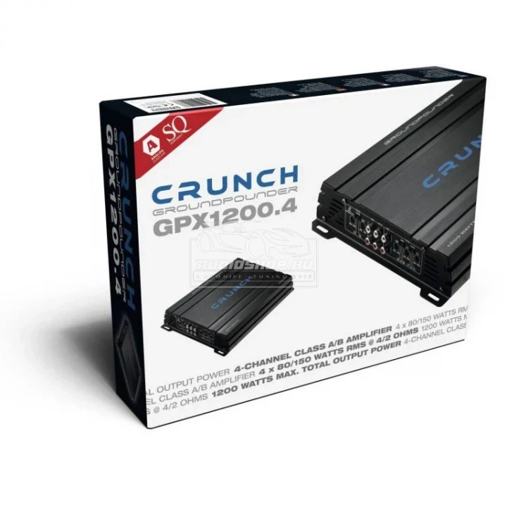 Crunch GPX1200.4 4 csatornás autós erősítő