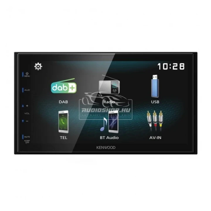 Kenwood DMX-125DAB 2DIN BT autórádió 