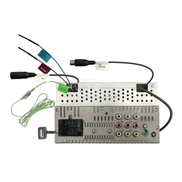 Kenwood DMX-125DAB 2DIN BT autórádió csatlakozók, kimenetek