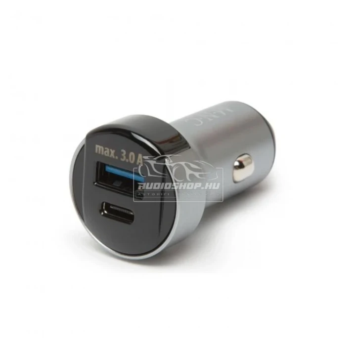 Szivargyújtó Type - C töltő, USB aljzat