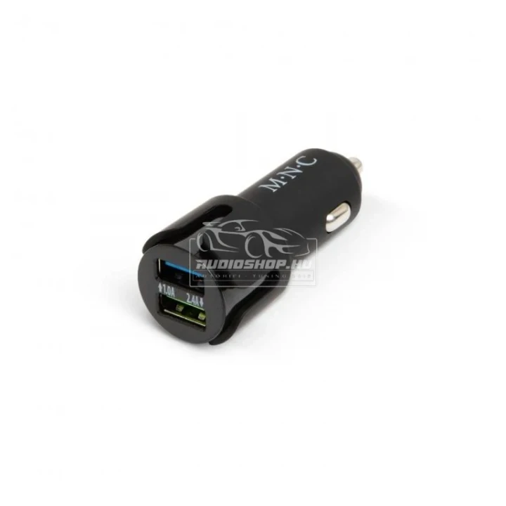 Autós szivargyújtó USB töltő  2 x 5 V DC / 2.4 A